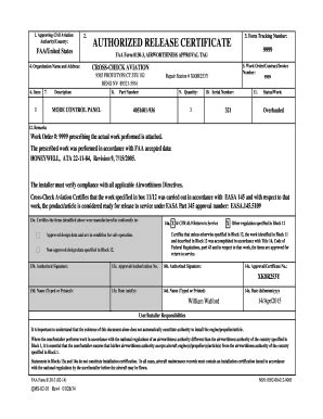 Faa 8130 3 PDF Complete With Ease AirSlate SignNow