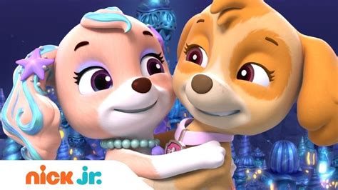 Paw Patrol Pups Transform Into Mermaids W Skye Zuma Marshall