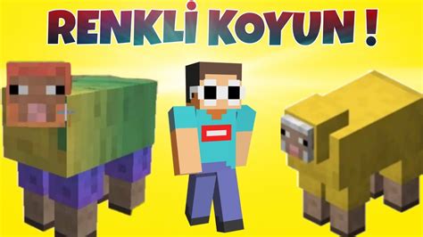 MINECRAFT NASIL RENKLI KOYUN YAPILIR YouTube