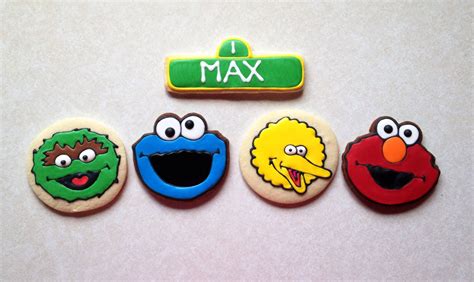 Sesame Street Cookies Made By Sweet Byrdie Bites Sweetbyrdiebites