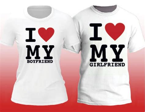 Playera Parejas Love My Girlfriend Servimich Su Mejor Opci N