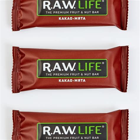 Батончик Raw Life с какао и мятой