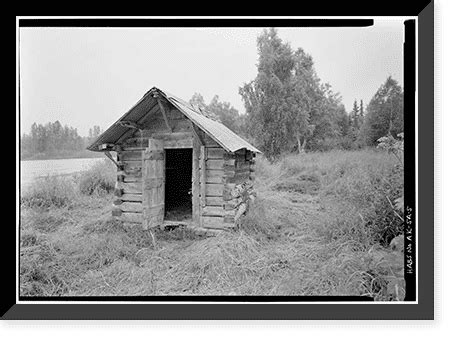 Historic Framed Print Iditarod Trail Shelter Cabins Skwentna Crossing