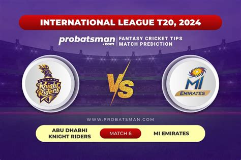 ABD Vs EMI Dream11 Prediction With Stats Pitch Report Player Record