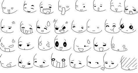 Chibi Faces By Xbernb On Deviantart