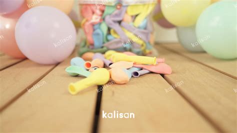 5 Karışık Renk Mini Makaron Balonlar Kalisan Balon