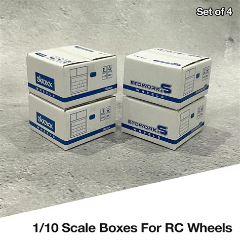 【楽天市場】110 Scale Boxes For Rc Wheels（4枚組） 110スケール ラジコン用ホイール ボックス リアル