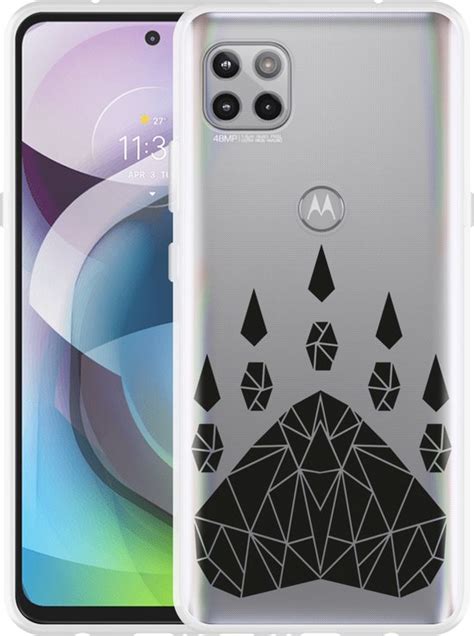 Hoesje Geschikt Voor Motorola Moto G 5G Geometric Claw Bol