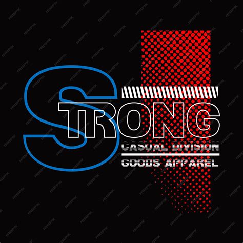 premium vector strong design typography vector illustration