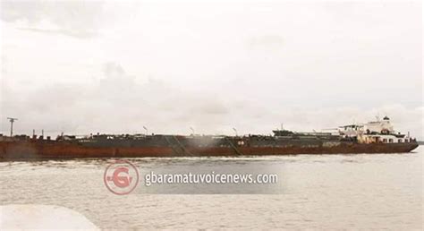 Photos Tompolos Security Outfit Intercepts Vessel Loaded With Crude