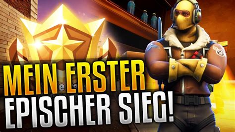 Mein Erster Epischer Sieg 1 Platz • Fortnite Battle Royale [deutsch