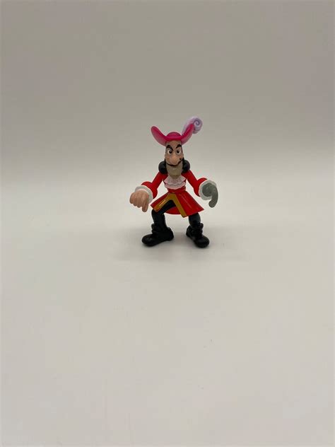 Disney Peter Pan Captain Hook Figurine Toy Etsy