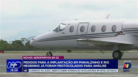 Solicitações para implantação de novos aeroportos são protocoladas para