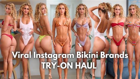 Watch Viral Instagram Bikini Brands Try On Haul Bamba Swim Frankies