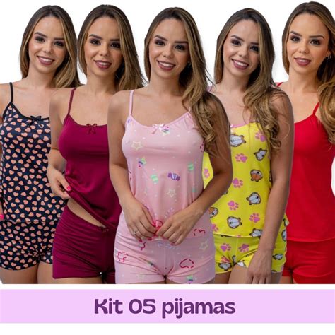 Kit Unidades Short Doll Baby Doll Pijama Feminino Adulto Conforto