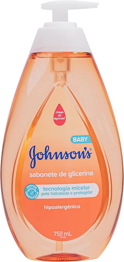 Johnson s Baby Sabonete Líquido Glicerina Da Cabeça Aos Pés 750m