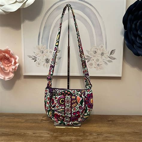 Vera Bradley Lizzy Crossbody In Viva La Vera Print