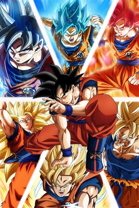 Son Goku Super Saiyajin Poster Dragon Ball Poster Goku Hop Poster The Hot Sex Picture