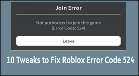 10 ajustes para corrigir o código de erro 524 do Roblox GUIA 2022