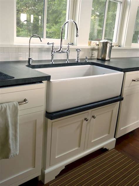 55 Best Rustic Kitchen Sink Farmhouse Style Ideas Farmhouse Sink Kitchen Kitchen Sink Design