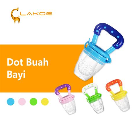 Jual Lakoeofficialmall Dot Buah Bayi Bahan Silikon Empeng Buah Bayi