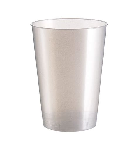 Vaso Reutilizable Ps Cristal Moon Blanco Perla Ml Uds