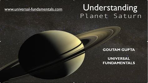 Understanding Saturn In Vedic Astrology Youtube