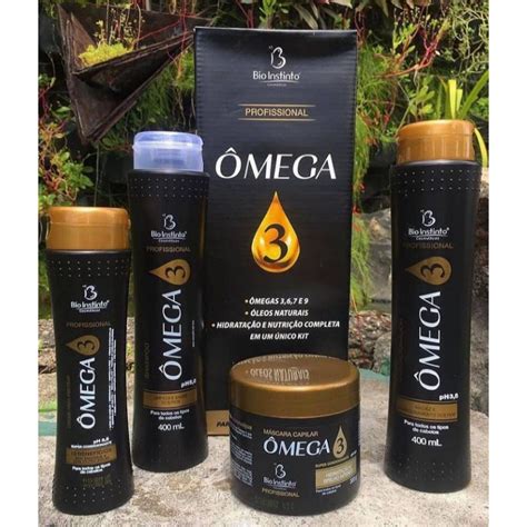 Kit Tratamento Capilar Omega Bio Instinto Itens Shampoo