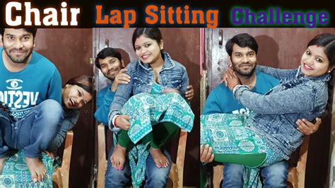 Love Merriage Couple Challenge Video Chair Lap Sitting Challenge 💪👫 Youtube