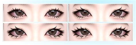 3D EYELASHES SET Obscurus Sims Sims 4 Cc Eyes Sims 4 Body Mods