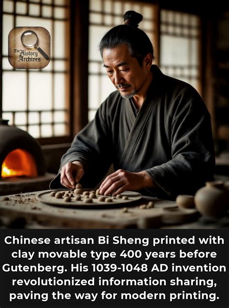 The History - Centuries before Johannes Gutenberg, a Chinese innovator ...