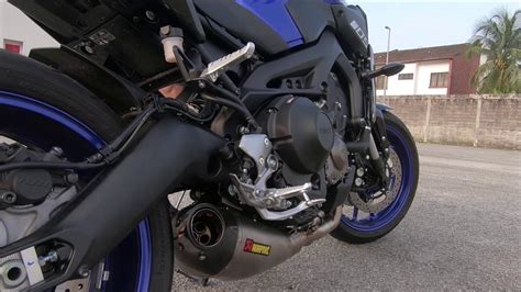 Pure Sound Of Akrapovic Titanium Exhaust Yamaha Mt09 Youtube