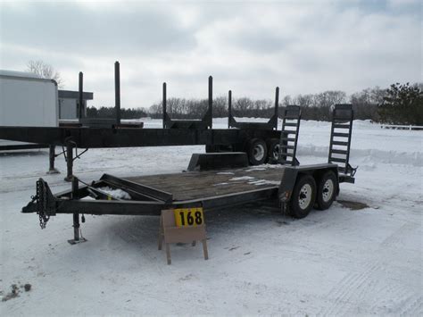 2004 18 Ft Skid Steer Trailer 4knuc16214l161508