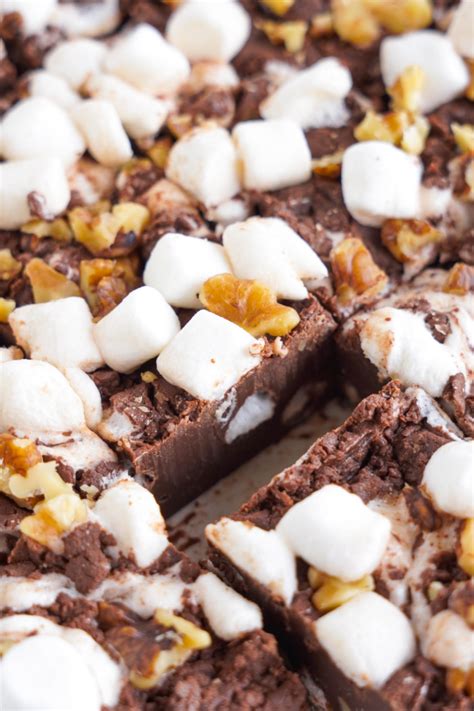 Rocky Road Fudge Squares Lemon Peony