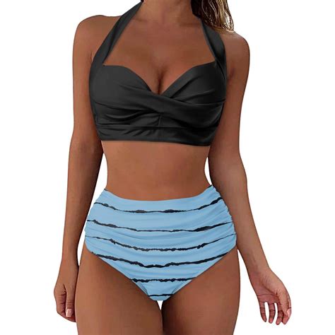 YOTMKGDO Tankini Swimsuits For Women Women Bikini Push Up Two Piece