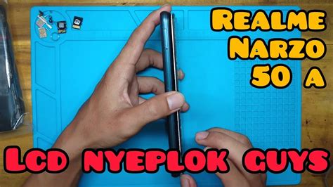 CARA BONGKAR PASANG LCD REALME NARZO 50A YouTube