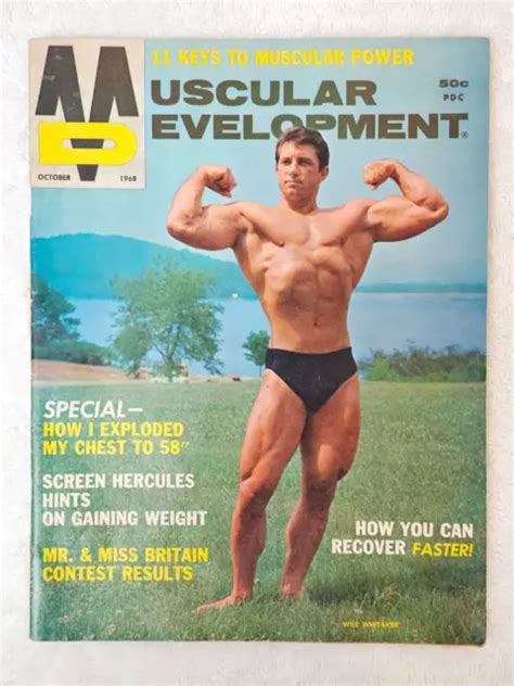 Muscular Development Magazine Oct Arnold Schwarzenegger Chest