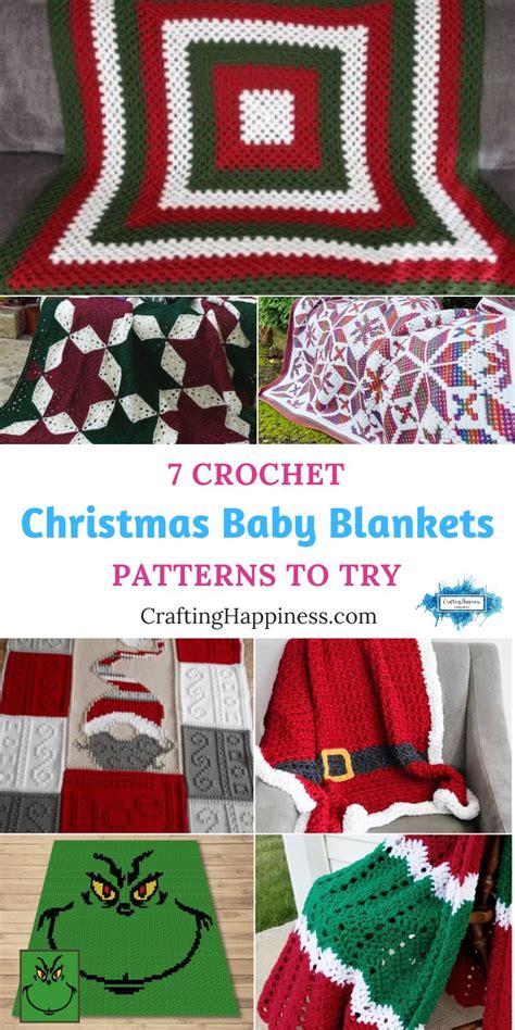 Crochet Christmas Baby Blanket Patterns To Try Crafting Happiness