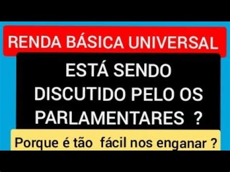 Renda Básica universal PL 4856 19 O que se sabe sobre o andamento do PL