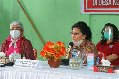 Ibu Fenny Roring Lumanauw Dampingi Ketua TP PKK Provinsi Sulut Media