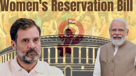 Woman Reservation Bill Explained All You Need To Know Naman Jain