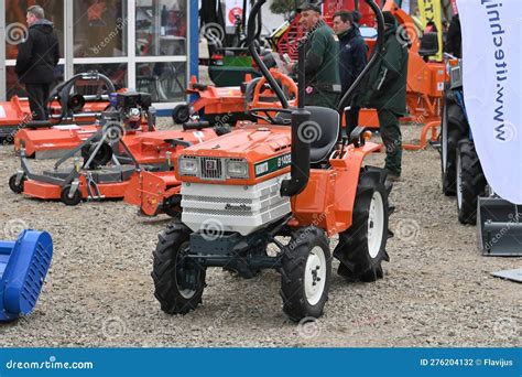 kubota compact tractor vehicle editorial photography image