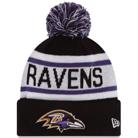 New Era Baltimore Ravens Black Biggest Fan Redux Knit Beanie