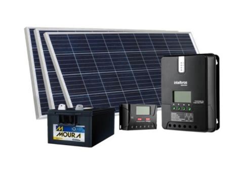 Gerador Solar Off Grid Wp Mppt V Autonomia Dia Intelbras