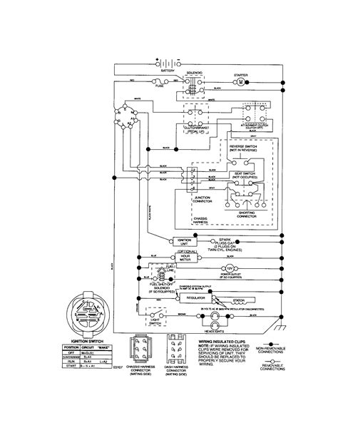 Schematic Craftsman Lawn Tractor Wiring Diagram