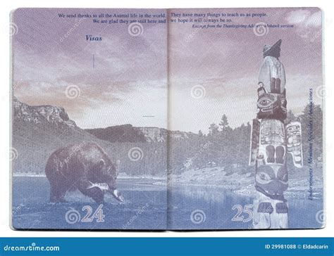 USA Passport Blank Page editorial stock photo. Image of american - 29981088