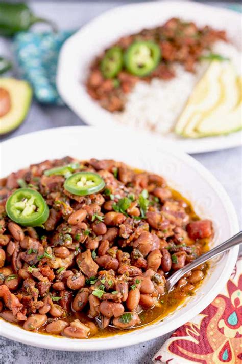 Charro Beans Recipe Frijoles Charros Lemon Blossoms