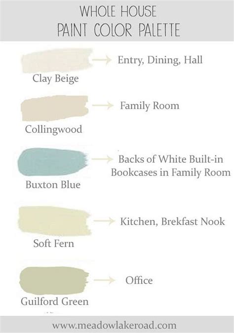 The Different Shades Of Paint That Are Used In This Painting Project