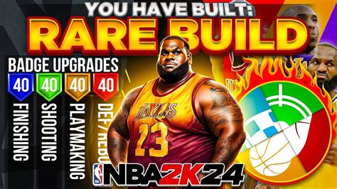 ALL RARE BUILDS On NBA 2K24 EVERY SINGLE RARE BUILD PG CENTER ON NBA