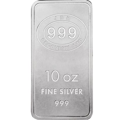 10 oz Silver Bar (Assorted Refiners) – MF Bullion Canada